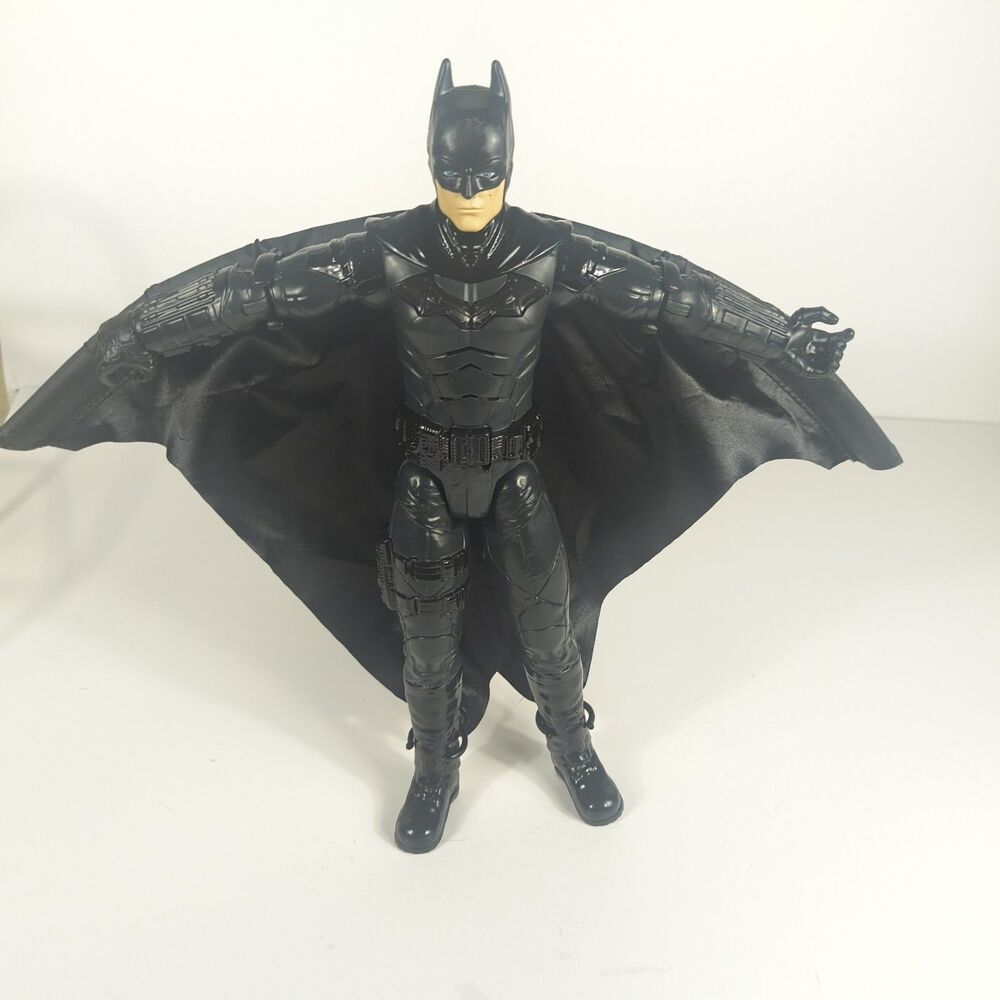 DC The Batman 2022 Talking Batman Action Figure 12" Electronic Cloth Cape...